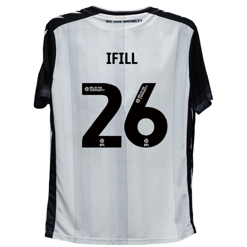 Danxen Dames Marcus Ifill #26 Wit Zwart Thuisshirt Thuistenue 2025/26 T-Shirt