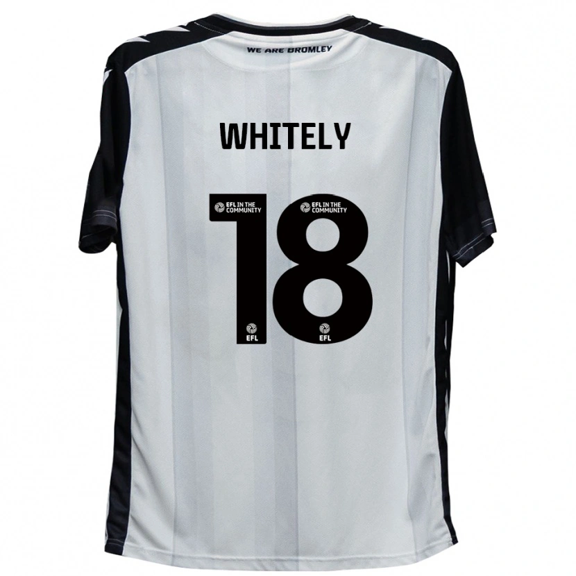 Danxen Dames Corey Whitely #18 Wit Zwart Thuisshirt Thuistenue 2025/26 T-Shirt