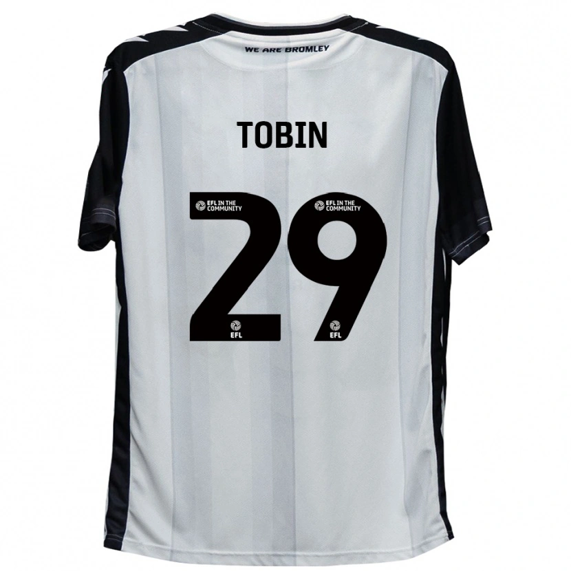 Danxen Dames Josh Tobin #29 Wit Zwart Thuisshirt Thuistenue 2025/26 T-Shirt