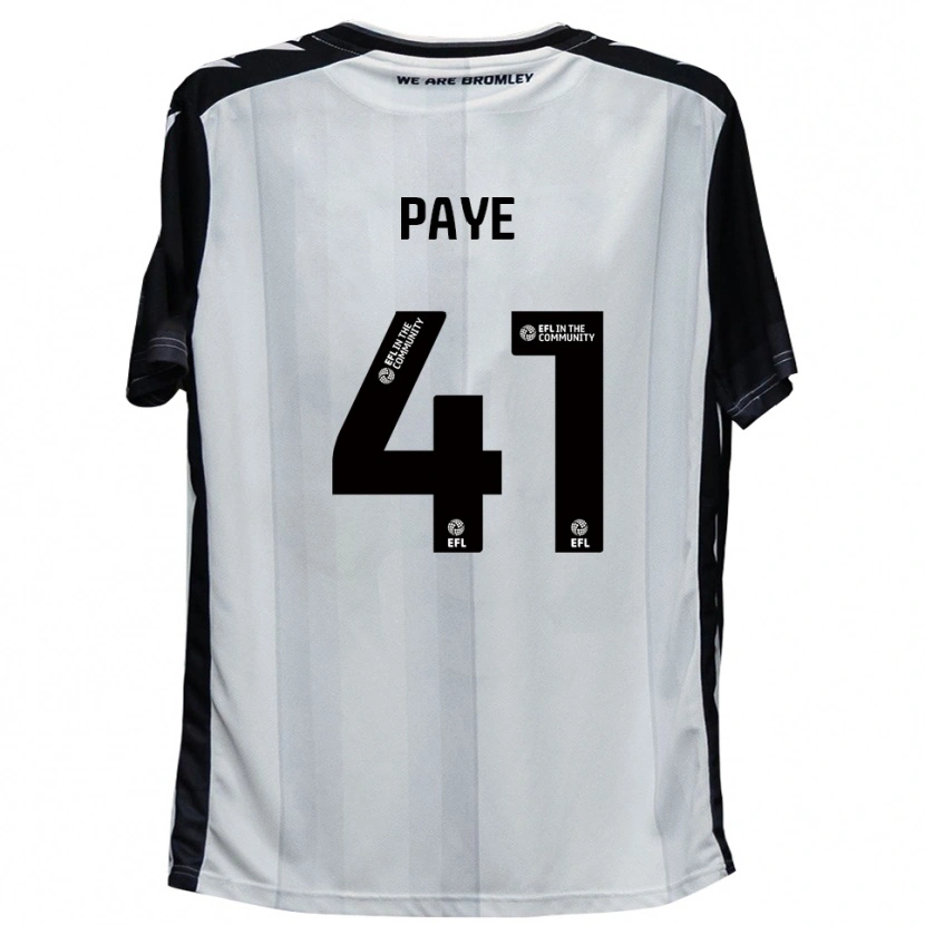 Danxen Dames Charlie Paye #41 Wit Zwart Thuisshirt Thuistenue 2025/26 T-Shirt