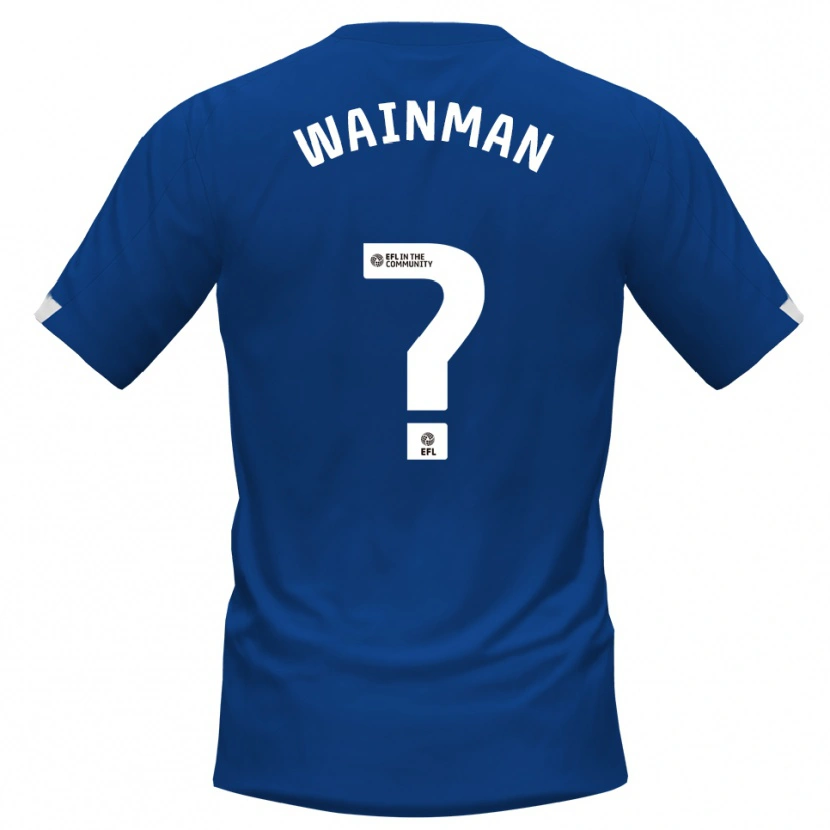 Danxen Dames Theo Wainman #0 Blauw Wit Thuisshirt Thuistenue 2025/26 T-Shirt