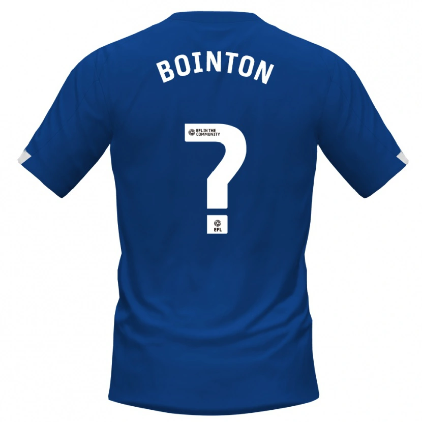 Danxen Dames Oliver Bointon #0 Blauw Wit Thuisshirt Thuistenue 2025/26 T-Shirt