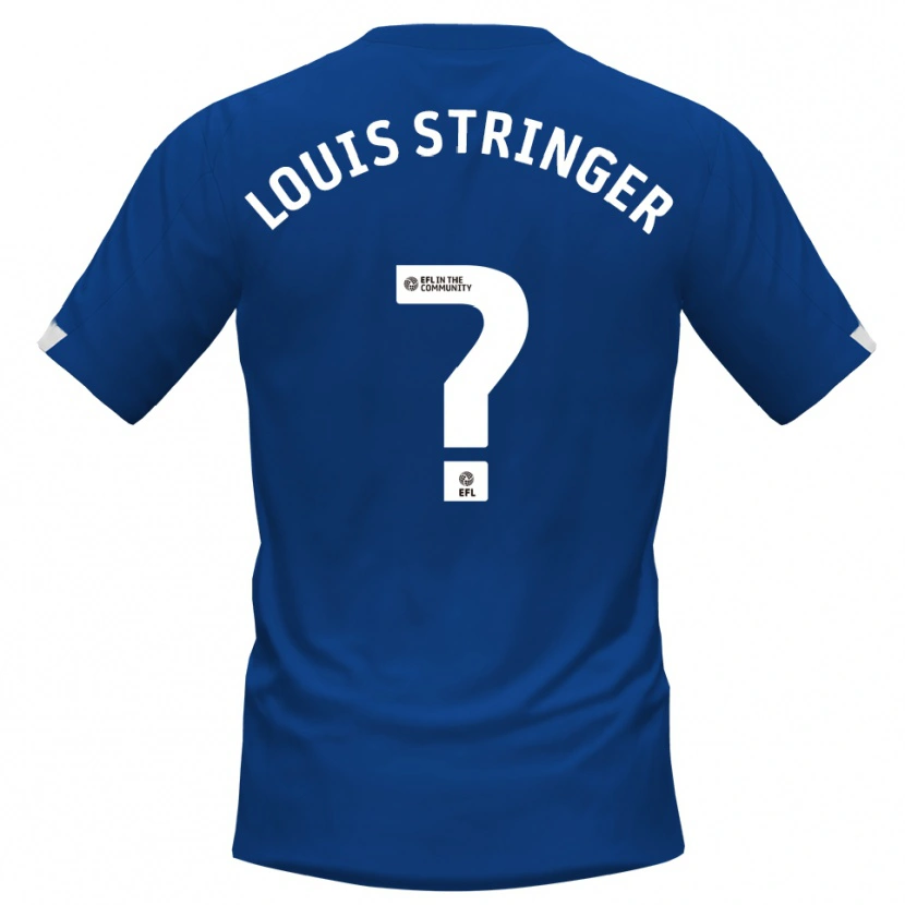 Danxen Dames Ashton Louis Stringer #0 Blauw Wit Thuisshirt Thuistenue 2025/26 T-Shirt