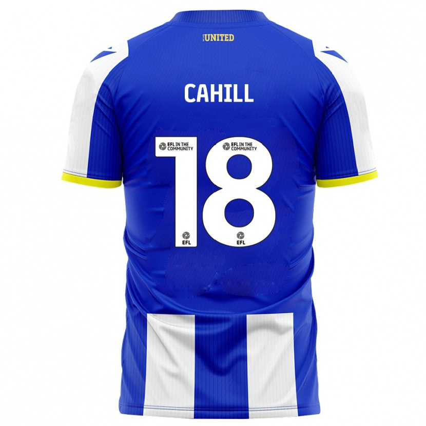 Danxen Dames Ella Cahill #18 Blauw Wit Thuisshirt Thuistenue 2025/26 T-Shirt