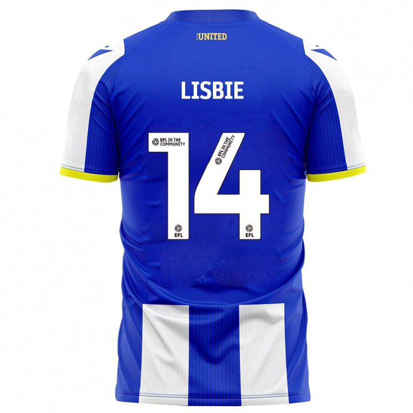 Danxen Dames Kyreece Lisbie #14 Blauw Wit Thuisshirt Thuistenue 2025/26 T-Shirt