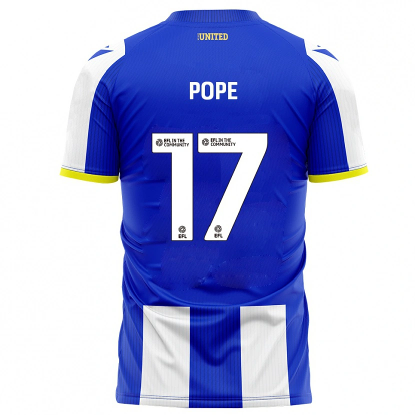 Danxen Dames Leah Pope #17 Blauw Wit Thuisshirt Thuistenue 2025/26 T-Shirt