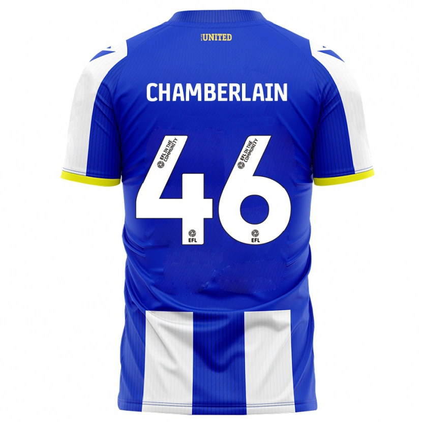 Danxen Dames Harrison Chamberlain #46 Blauw Wit Thuisshirt Thuistenue 2025/26 T-Shirt