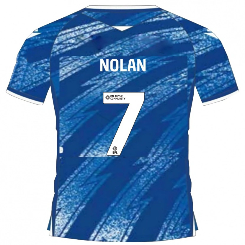 Danxen Dames Jack Nolan #7 Blauw Wit Thuisshirt Thuistenue 2025/26 T-Shirt