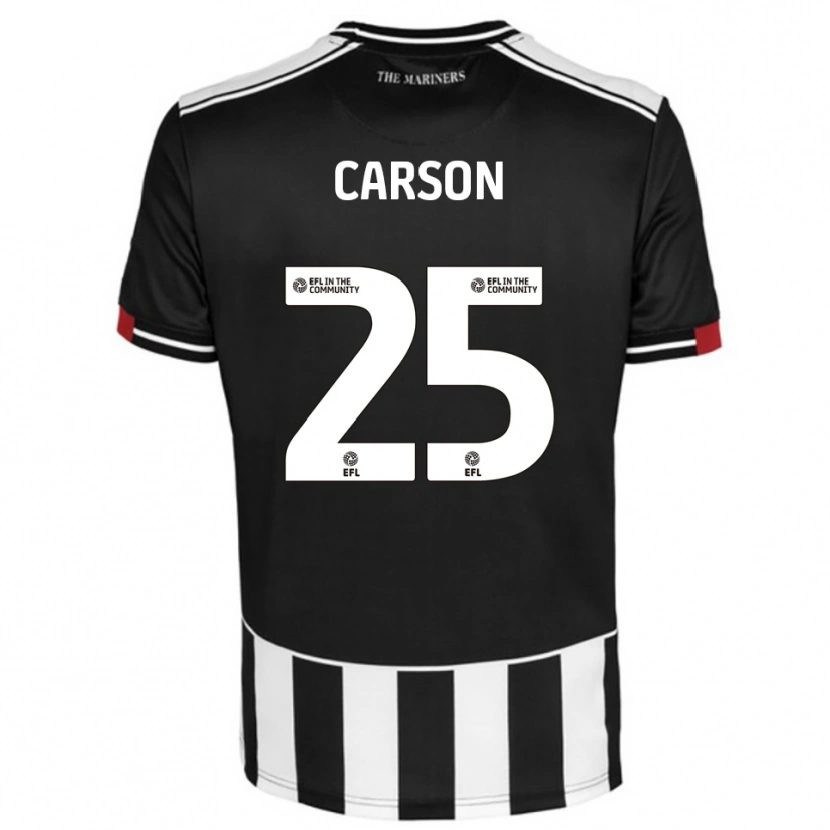Danxen Dames Matty Carson #25 Zwart Wit Rood Thuisshirt Thuistenue 2025/26 T-Shirt