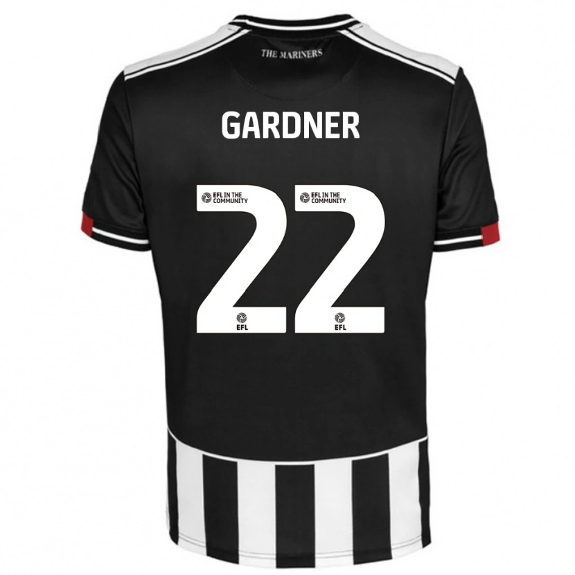 Danxen Dames Cameron Gardner #22 Zwart Wit Rood Thuisshirt Thuistenue 2025/26 T-Shirt