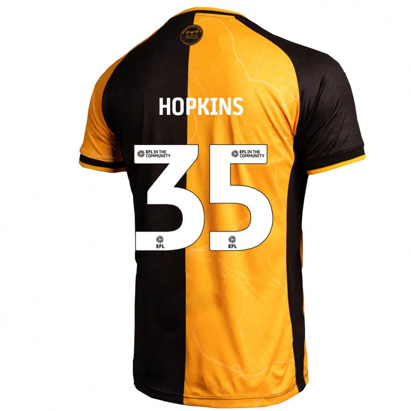 Danxen Dames Bailey Hopkins #35 Geel Zwart Thuisshirt Thuistenue 2025/26 T-Shirt