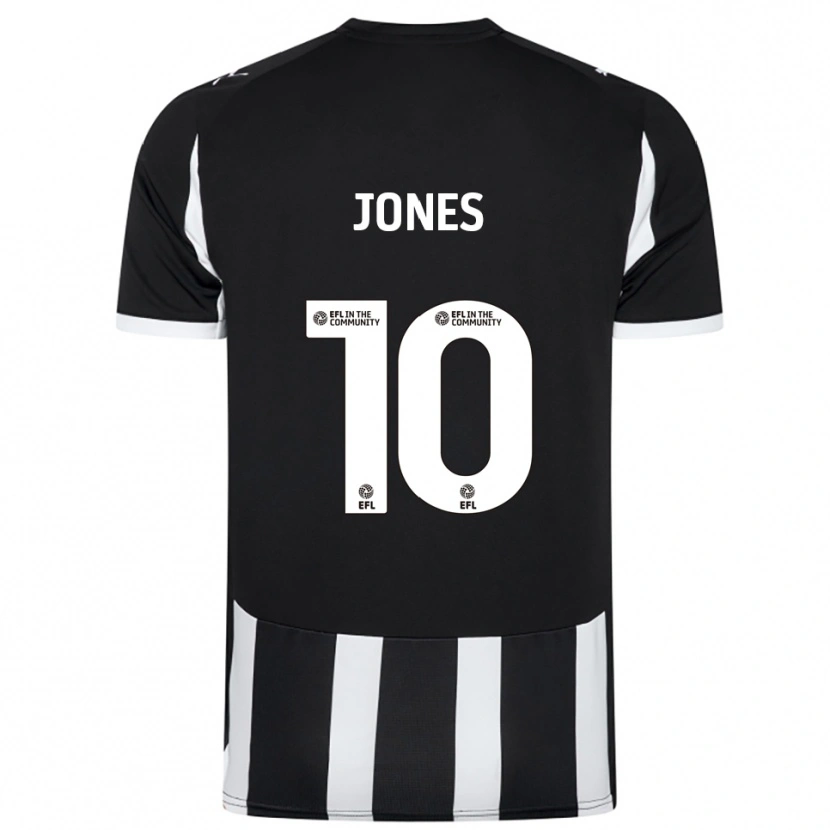 Danxen Dames Jodi Jones #10 Zwart Wit Thuisshirt Thuistenue 2025/26 T-Shirt
