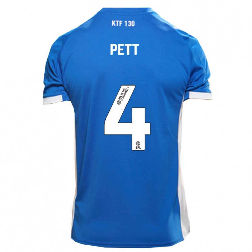 Danxen Dames Tom Pett #4 Blauw Wit Thuisshirt Thuistenue 2025/26 T-Shirt