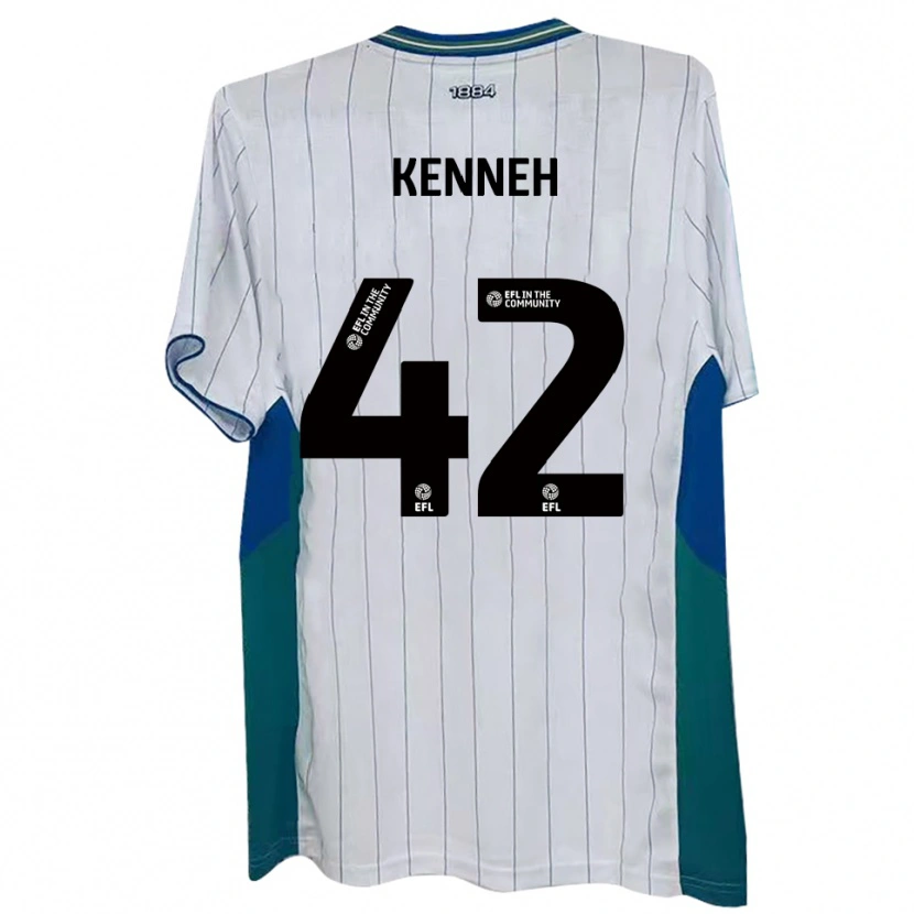 Danxen Dames Nohan Kenneh #42 Wit Groen Blauw Thuisshirt Thuistenue 2025/26 T-Shirt