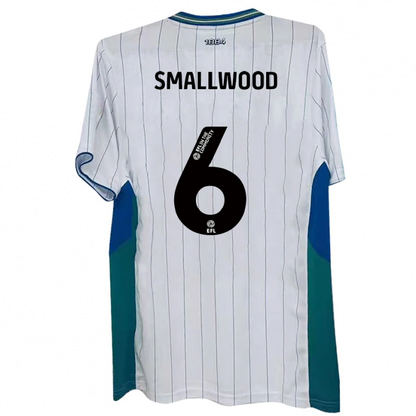 Danxen Dames Richard Smallwood #6 Wit Groen Blauw Thuisshirt Thuistenue 2025/26 T-Shirt
