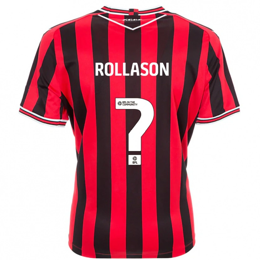 Danxen Dames Amy Rollason #0 Rood Zwart Thuisshirt Thuistenue 2025/26 T-Shirt