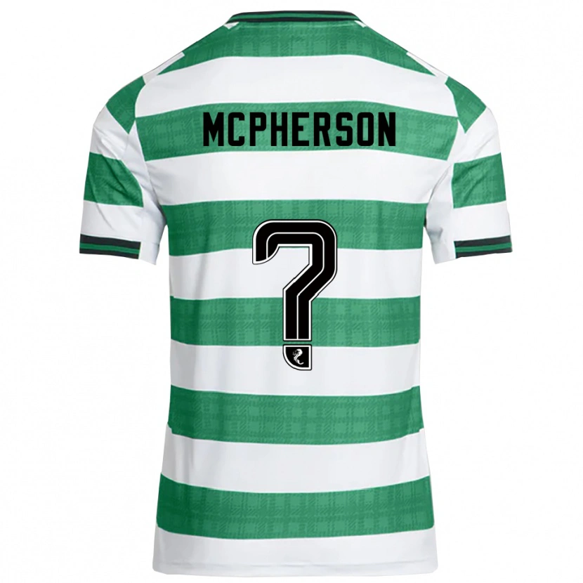 Danxen Dames Ben Mcpherson #0 Groen Wit Thuisshirt Thuistenue 2025/26 T-Shirt