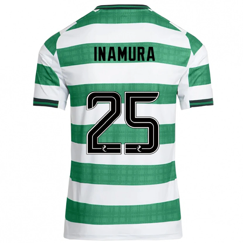 Danxen Dames Hayato Inamura #25 Groen Wit Thuisshirt Thuistenue 2025/26 T-Shirt