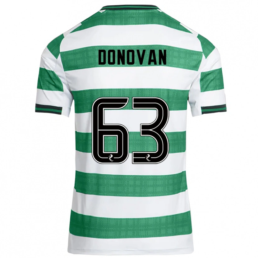 Danxen Dames Colby Donovan #63 Groen Wit Thuisshirt Thuistenue 2025/26 T-Shirt