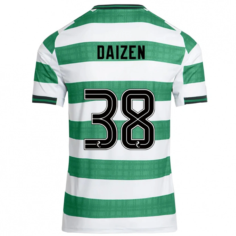 Danxen Dames Daizen Maeda #38 Groen Wit Thuisshirt Thuistenue 2025/26 T-Shirt