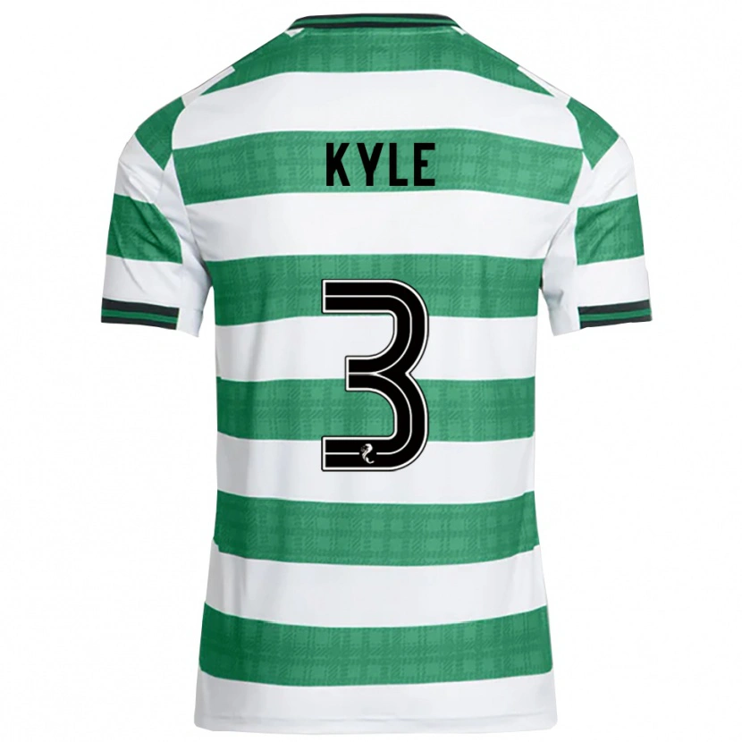 Danxen Dames Andrew Kyle #3 Groen Wit Thuisshirt Thuistenue 2025/26 T-Shirt