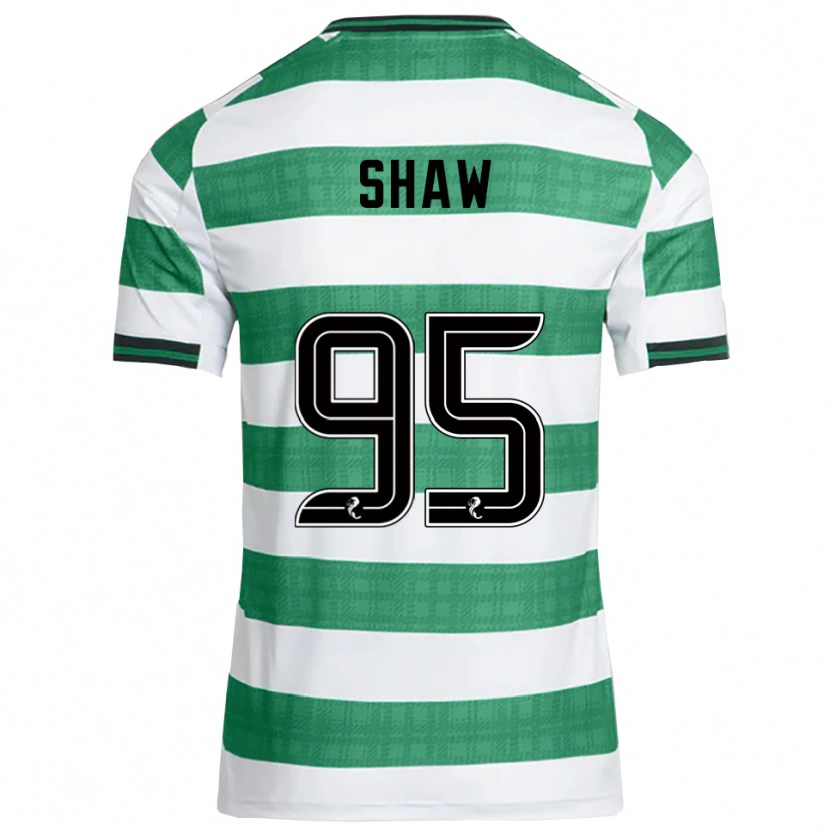 Danxen Dames Corey Shaw #95 Groen Wit Thuisshirt Thuistenue 2025/26 T-Shirt