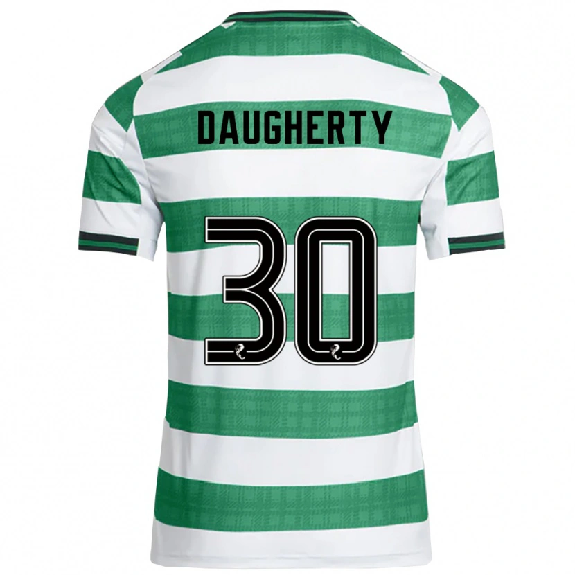 Danxen Dames Kelsey Daugherty #30 Groen Wit Thuisshirt Thuistenue 2025/26 T-Shirt
