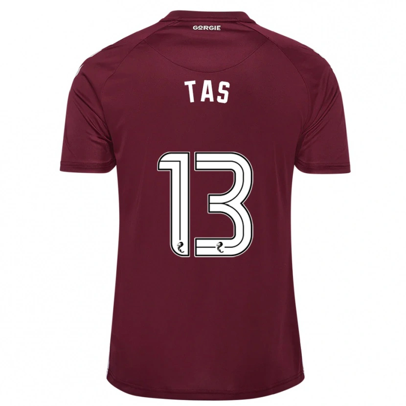 Danxen Dames Lyndon Tas #13 Bordeauxrood Wit Thuisshirt Thuistenue 2025/26 T-Shirt