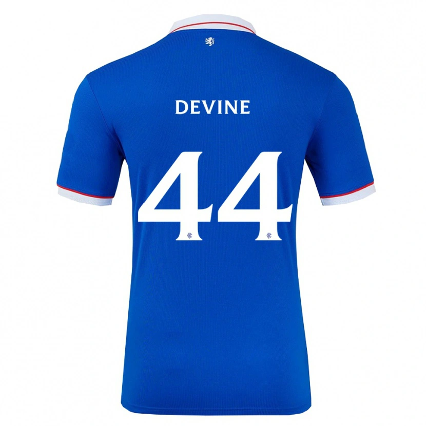 Danxen Dames Adam Devine #44 Blauw Wit Thuisshirt Thuistenue 2025/26 T-Shirt