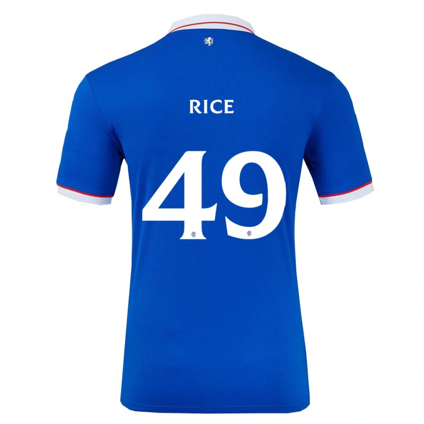 Danxen Dames Bailey Rice #49 Blauw Wit Thuisshirt Thuistenue 2025/26 T-Shirt