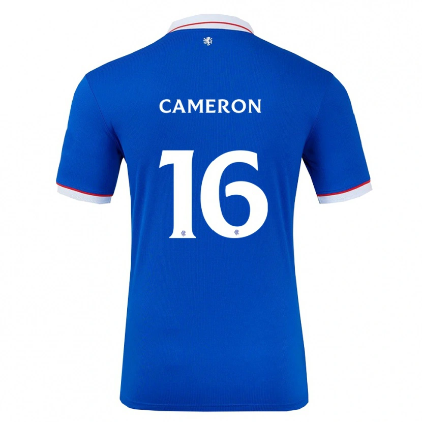 Danxen Dames Lyall Cameron #16 Blauw Wit Thuisshirt Thuistenue 2025/26 T-Shirt