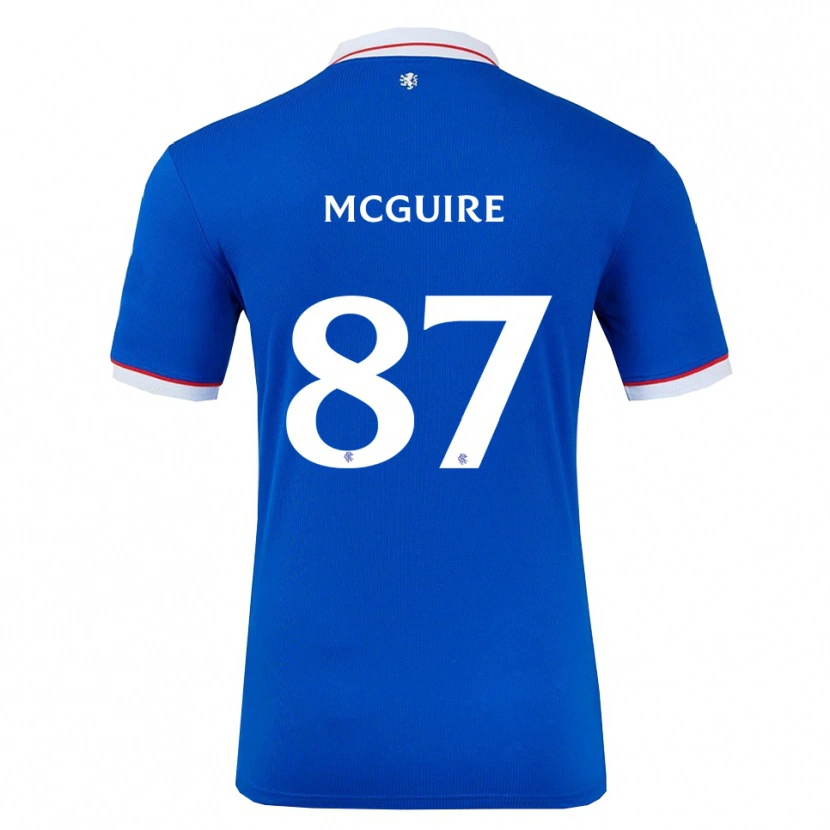 Danxen Dames Rydnn Mcguire #87 Blauw Wit Thuisshirt Thuistenue 2025/26 T-Shirt