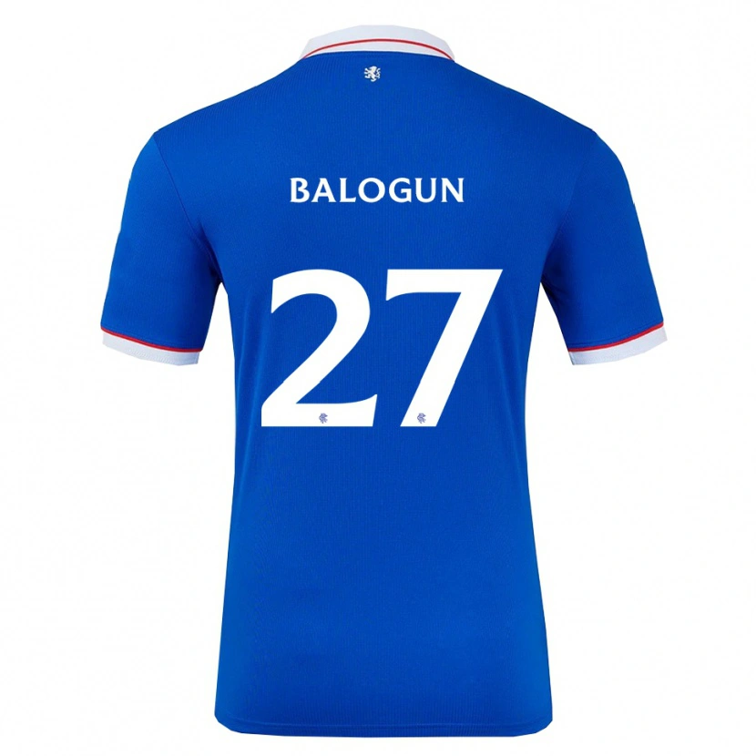 Danxen Dames Leon Balogun #27 Blauw Wit Thuisshirt Thuistenue 2025/26 T-Shirt