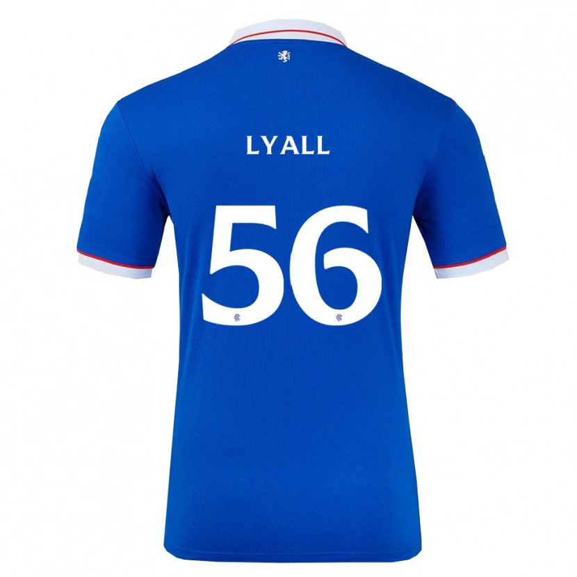 Danxen Dames Arron Lyall #56 Blauw Wit Thuisshirt Thuistenue 2025/26 T-Shirt