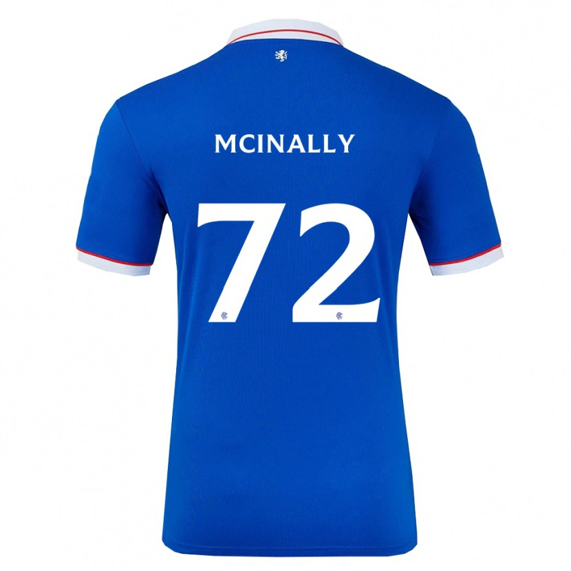 Danxen Dames Darren Mcinally #72 Blauw Wit Thuisshirt Thuistenue 2025/26 T-Shirt