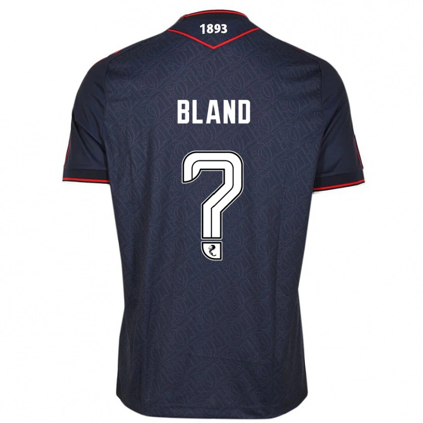 Danxen Dames Ryan Bland #0 Marine Wit Thuisshirt Thuistenue 2025/26 T-Shirt
