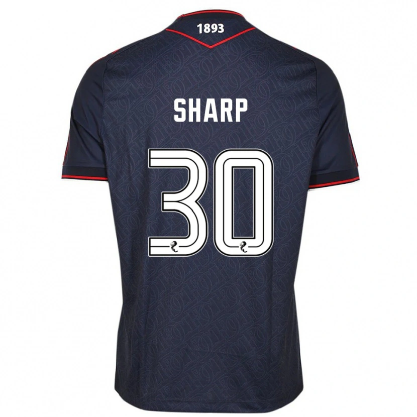 Danxen Dames Harry Sharp #30 Marine Wit Thuisshirt Thuistenue 2025/26 T-Shirt