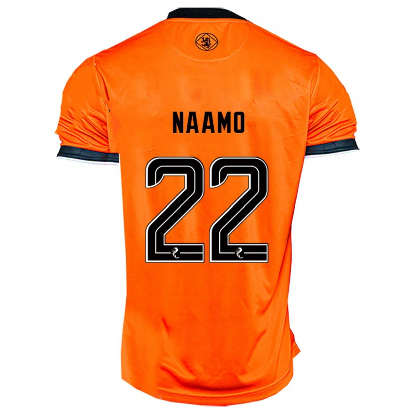 Danxen Dames Dario Naamo #22 Oranje Zwart Thuisshirt Thuistenue 2025/26 T-Shirt
