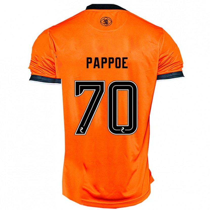 Danxen Dames Isaac Pappoe #70 Oranje Zwart Thuisshirt Thuistenue 2025/26 T-Shirt