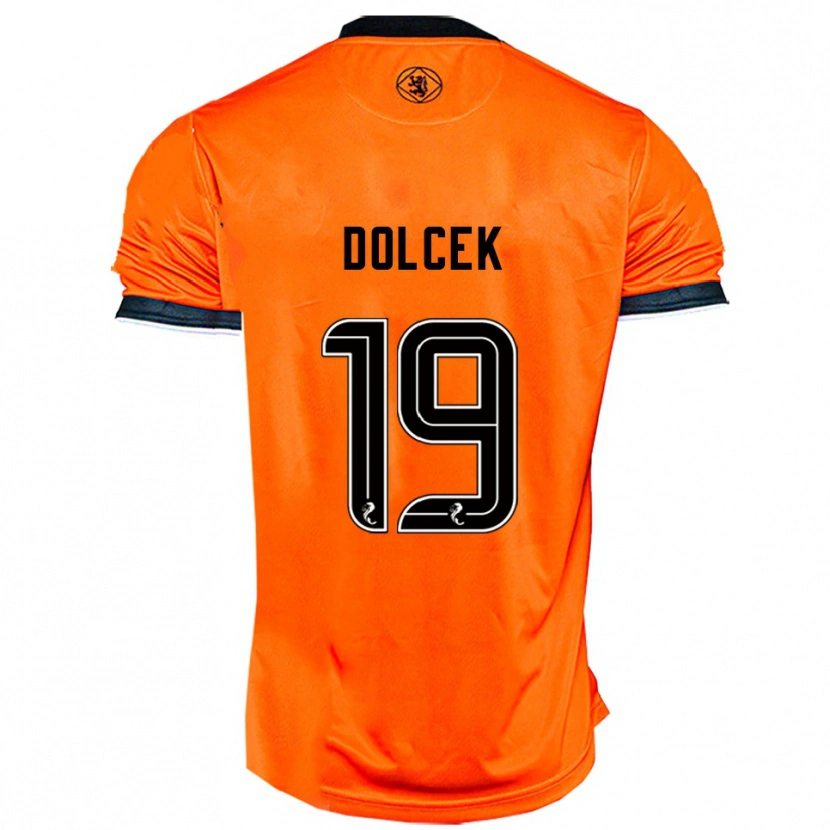 Danxen Dames Ivan Dolcek #19 Oranje Zwart Thuisshirt Thuistenue 2025/26 T-Shirt