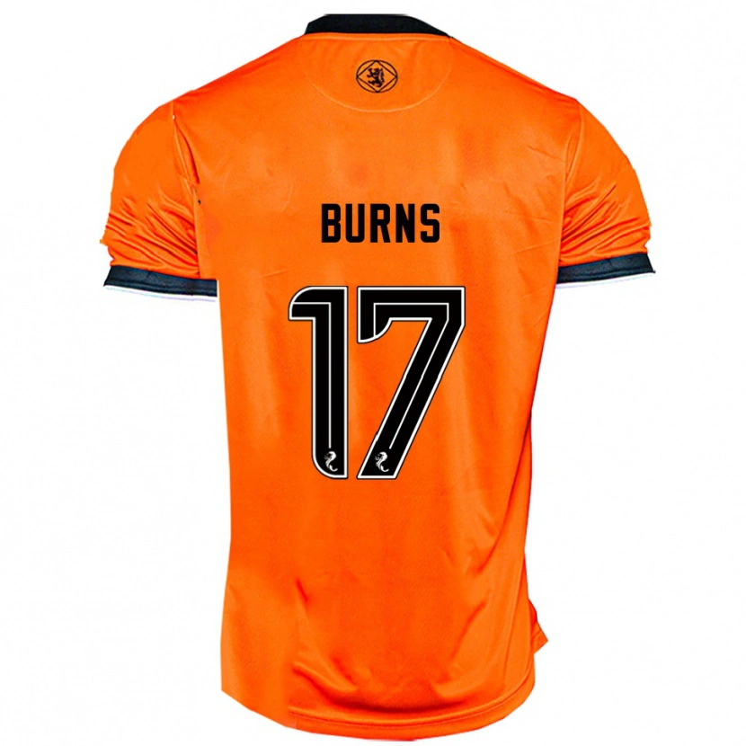 Danxen Dames Megan Burns #17 Oranje Zwart Thuisshirt Thuistenue 2025/26 T-Shirt