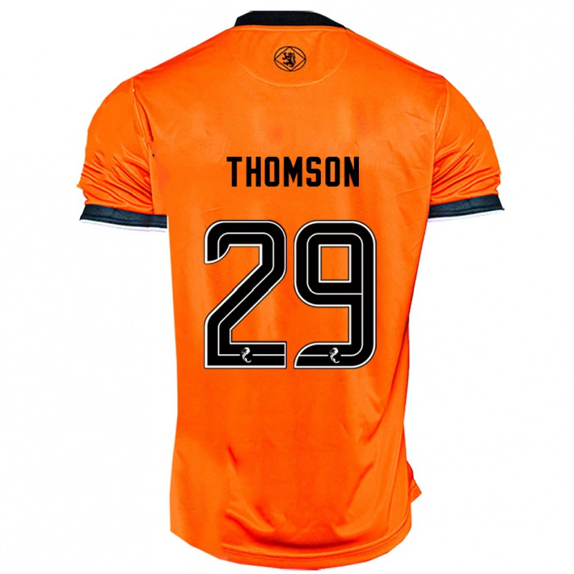 Danxen Dames Miller Thomson #29 Oranje Zwart Thuisshirt Thuistenue 2025/26 T-Shirt