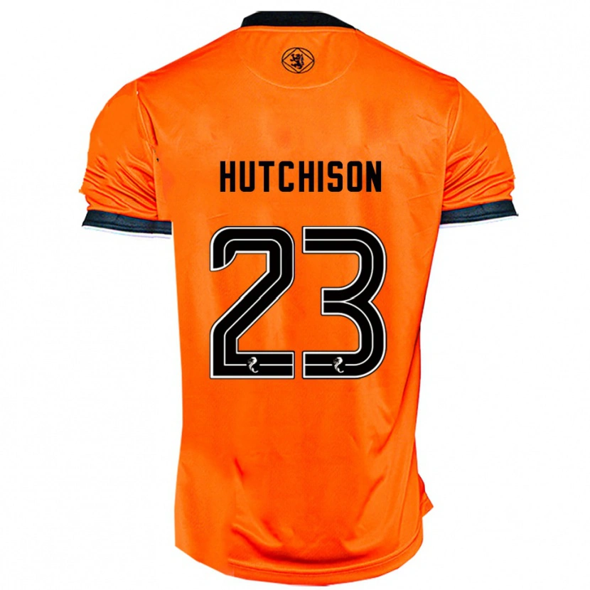 Danxen Dames Daisy Hutchison #23 Oranje Zwart Thuisshirt Thuistenue 2025/26 T-Shirt