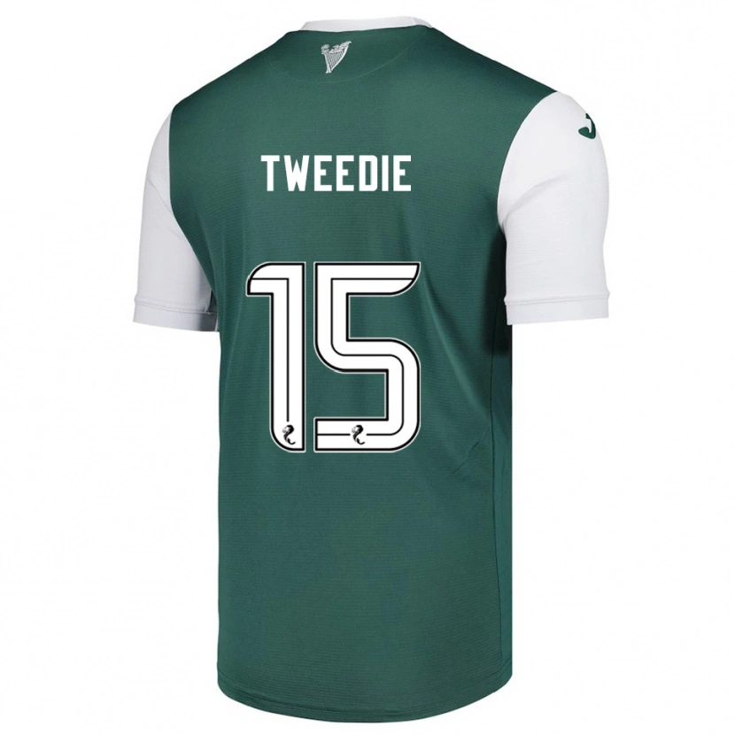 Danxen Dames Lia Tweedie #15 Groen Wit Thuisshirt Thuistenue 2025/26 T-Shirt