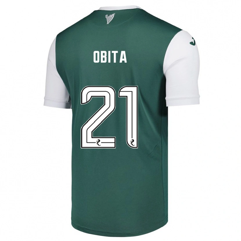 Danxen Dames Jordan Obita #21 Groen Wit Thuisshirt Thuistenue 2025/26 T-Shirt