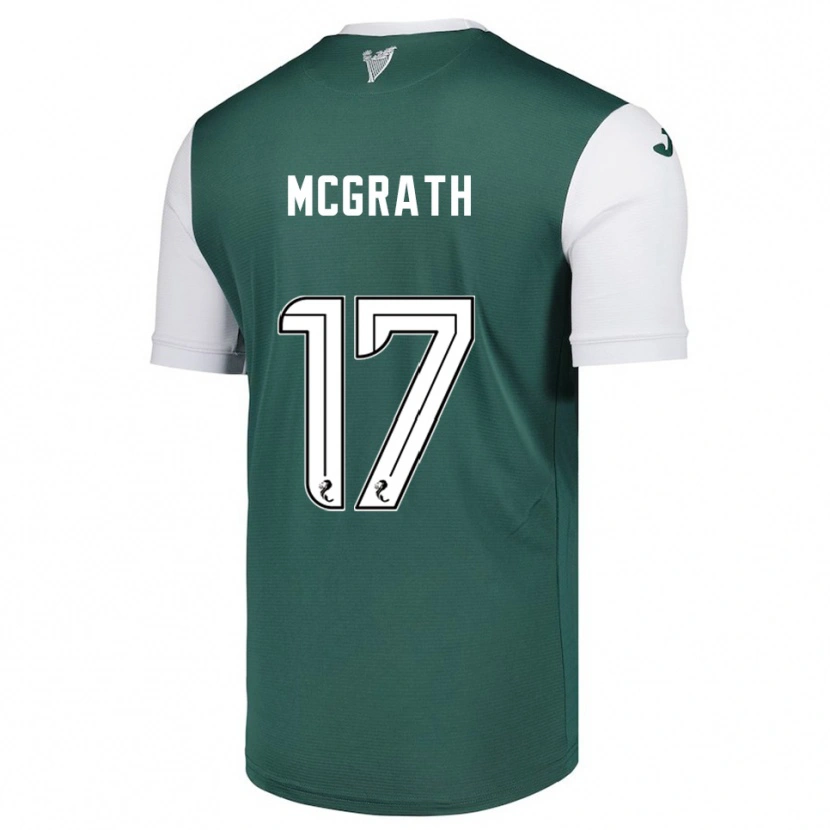 Danxen Dames Jamie Mcgrath #17 Groen Wit Thuisshirt Thuistenue 2025/26 T-Shirt