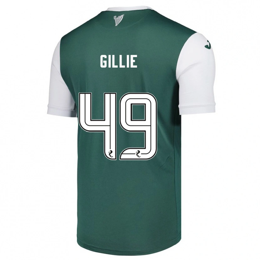 Danxen Dames Lewis Gillie #49 Groen Wit Thuisshirt Thuistenue 2025/26 T-Shirt