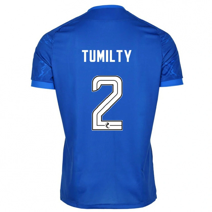 Danxen Dames Reghan Tumilty #2 Blauw Wit Thuisshirt Thuistenue 2025/26 T-Shirt