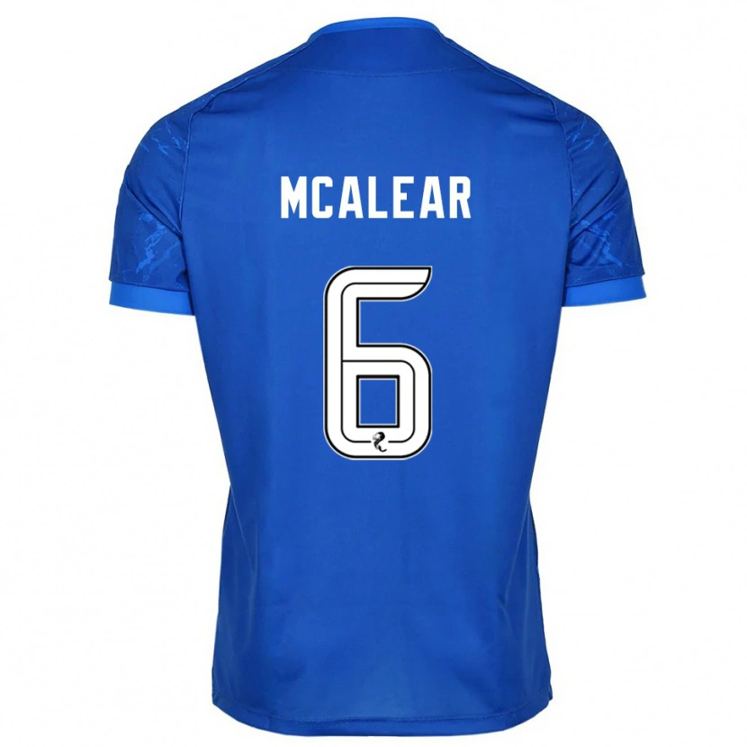 Danxen Dames Reece Mcalear #6 Blauw Wit Thuisshirt Thuistenue 2025/26 T-Shirt
