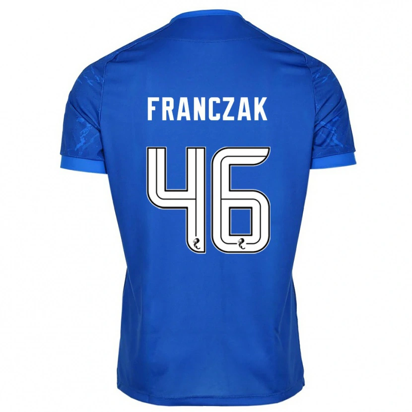 Danxen Dames Franciszek Franczak #46 Blauw Wit Thuisshirt Thuistenue 2025/26 T-Shirt